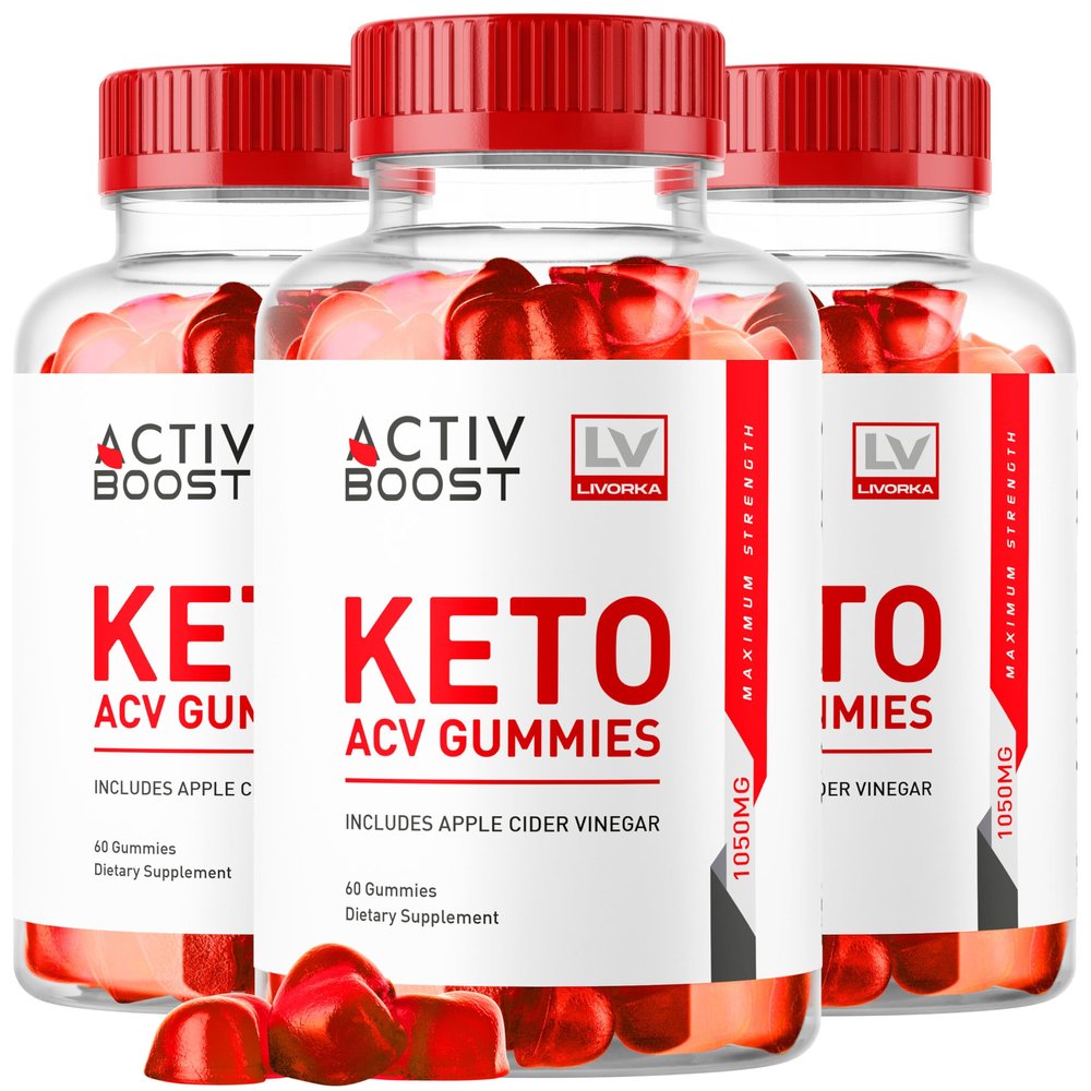 (3 Pack) ActivBoost Keto Gummies Advanced Formula, 180 Gummies for 3 Months