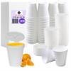 12 OZ Foam Cups for Hot & Cold Drinks, USA-Made 100-Pack - Ideal Styrofoam Coffee Cups, Insulating To-Go Cups for Soda, Tea, Juice - Sturdy, Disposable & comparable to Industry standard 12J12 view 1