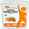 BulkSupplements.com Organic Papaya Fruit Powder - Flavoring Powder, Sourced from Carica Papaya Fruit - Gluten Free, 3g per Serving, 500g (1.1 lbs) (Pack of 1) view 1