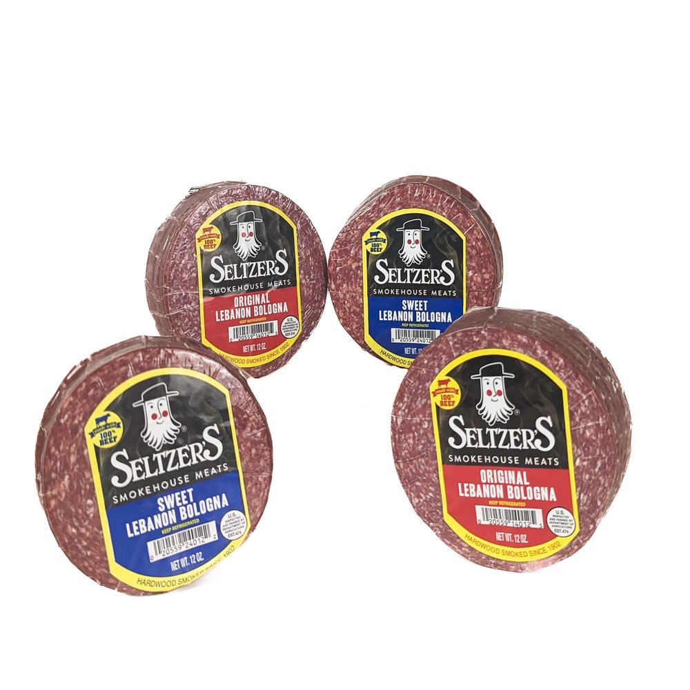 Generic Seltzer's Lebanon Bologna 12 oz (Pack of 2) and Seltzer's Sweet Lebanon Bologna 12 oz (pack of 2)