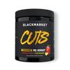 BLACKMARKET CUTS Pre Workout - Flavored Energy Powdered Drink Mix for Men & Women, Great for Muscle Definition, Thermogenic, Creatine Free, (Strawberry Lemonade, 30 Servings) view 1