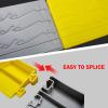 Wheelchair Ramp, Bike Ramp, Ramps for Mobility Scooters, Portable Lightweight Heavy Duty Plastic Driveway Curb Ramps, Can Be Spliced, for Curb Ramps, Lightweight Scooter, Wheelchair (Color : Black, view 3
