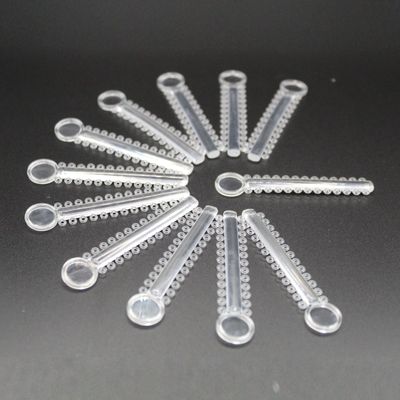 1040 O-Rings - Orthodontic Elastomeric Ligature Ties for Braces. Elastic O-Ring Rubber Bands for Orthodontic Brackets. (Clear)