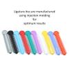 1040 O-Rings - Orthodontic Elastomeric Ligature Ties for Braces. Elastic O-Ring Rubber Bands for Orthodontic Brackets. (Pastel Blue) view 4