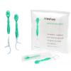 Freshee Bead -5 in 1 Disposable Mini Toothbrush with Toothpaste Bead + Floss + Pick + Tongue Scraper | Travel Size | Individually Wrapped | Soft | Extra Mint | Travel Set | Oral Care view 1