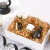 BLK&WH 6 Gift Boxes 11.5x8.1x3.8 Inches, Large White Magnetic Bridesmaid Proposal Boxes with Lids (Matte White) view 2