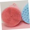 FOMIYES Bath Sensory Brush Double-Sided Silicone Body Scrubber for Gentle Bathing and Massaging Boy Girl Soft Newborn Care view 3