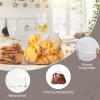 Egofine 200 PCS 2.8mils Clear Cellophane Treat Bags 5x7 Inches Clear Cellophane Gift Bags with 4" Twist Ties, Goodie, Cookie, Candy, for Treats Gifts Giving Birthday Party Favors view 3