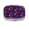 Travel Pill Organizer Portable Pill Case 2 Compartments Goth Magic Witch Witchy Small Pill Box Mini Daily Medicine Organizer Box view 1