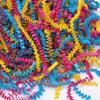 BOXHOME Shred Paper Filler (1/2LB) Crinkle Cut Paper for Wrapping & Filling Gift Basket Gift Boxes, Magenta, Yellow and Blue-Fiesta Mix view 1