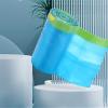 100pcs Small Tear-Free Drawstring Trash Bags 1.1 Mil Thick 4 Gallon Unscented Garbage Bags for Bathroom Kitchen (Blue) view 4