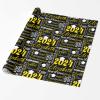 Customized Birthday, Christmas Wrapping Paper Class of 2024 Recycled Gift Wrapping Paper Yellow for Ceremony Party Grade Class Celebrations Graduation Supplies Decorations view 2