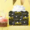 Customized Birthday, Christmas Wrapping Paper Class of 2024 Recycled Gift Wrapping Paper Yellow for Ceremony Party Grade Class Celebrations Graduation Supplies Decorations view 4