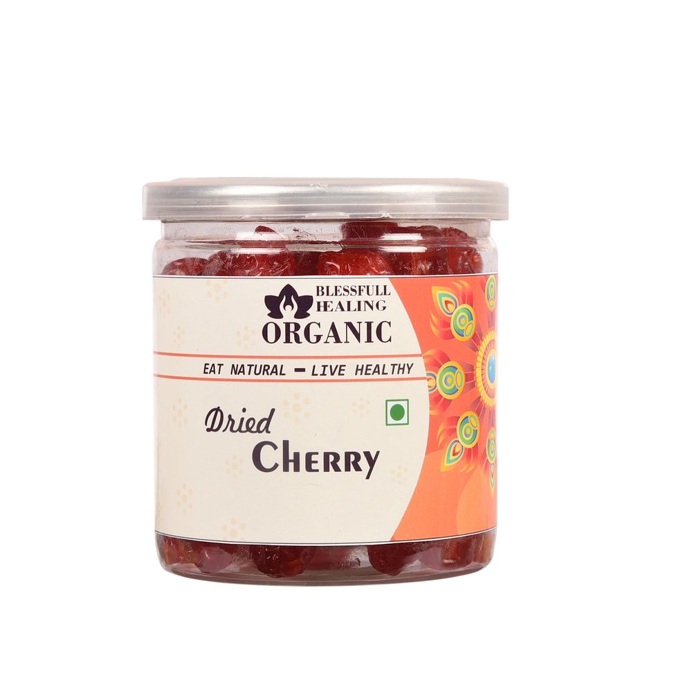 Blessfull Healing Organic Dried Cherry 300 Gram Airtight Container