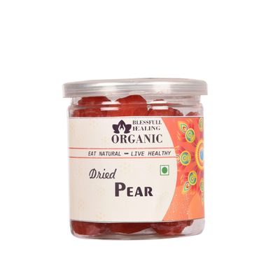 Blessfull Healing Organic Dried Pear 300 Gram Airtight Container
