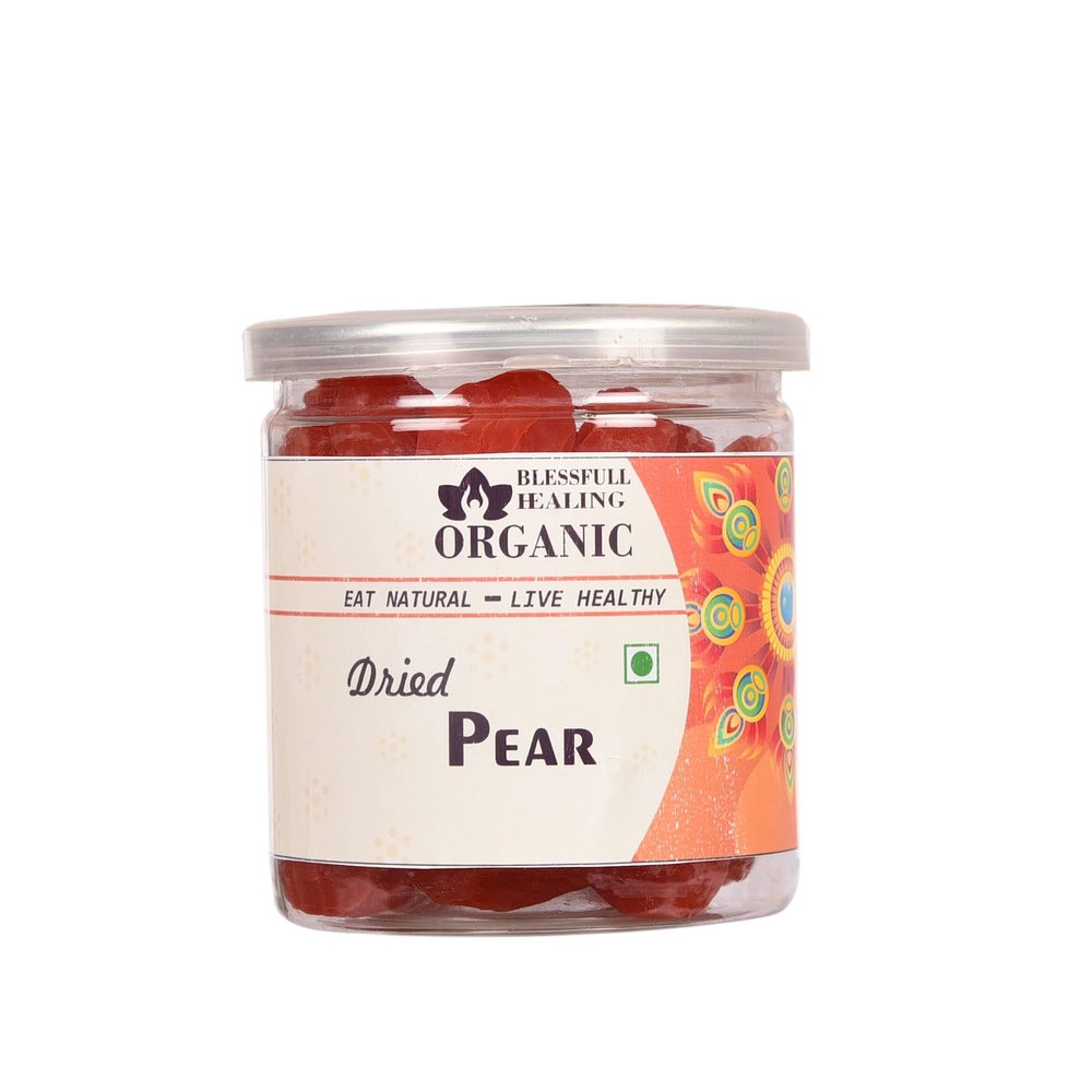 Blessfull Healing Organic Dried Pear 300 Gram Airtight Container