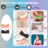 2 Pack Birth Control Pill Case Sleeve Packet PU Leather Wallet Pill Holder Birth Control Case with Snap Closure and Keyring Contraceptive Medicine Holder for Travel Bag Backpack, Black + Pink view 4