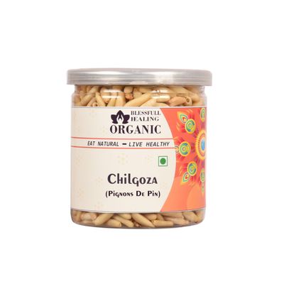 Blessfull Healing Organic Chilgoza 250 Gram Airtight Container