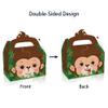 12 Pack Jungle Safari Animals Party Favor Boxes Zoo Animals Theme Happy Birthday Treat Boxes Jungle Safari Party Candy Goodies Boxes for Kids Baby Shower Party Decorations Supplies view 3