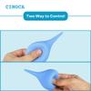 CINOCA Bulb Syringe - Blue Ear Wax Removal Syringe - 2 Oz, 2 Pack - Ideal Baby Ear Aid - Safe, Gentle Cleaning view 3