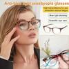 WitmAn Women's Sexy Leopard Print Gradient Reading Glasses, Frame Blue Light relieves Eye Fatigue (Green,100) view 2