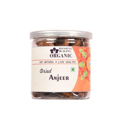 Blessfull Healing Organic Dried Anjeer 300 Gram Airtight Container