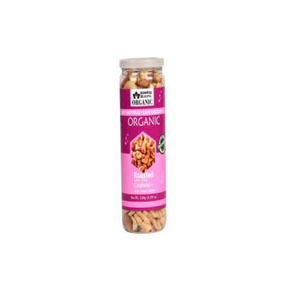 Blessfull Healing Organic Natural, Vegan Chilly Cheese Roasted Halves/Pieces Cashew Nuts Crunchy Kaju 150 Gram
