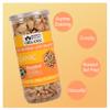 Blessfull Healing Organic Natural, Vegan Lemon Pepper & Garlic Roasted Halves/Pieces Cashew Nuts Crunchy Kaju 500 Gram view 4