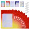 350 Pcs Mylar Bags for Food Storage 4x6 Mylar Bag with Window, Red Yellow Resealable Bags for Small Business Bulk Smell Proof Bag Freeze Dried Candy Sealable Packaging Coffee Bean Zipper Packaging view 1