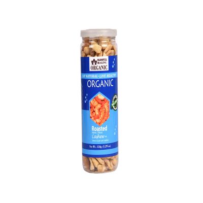 Blessfull Healing Organic Natural, Vegan Lemon & Peri Peri Roasted Halves/Pieces Cashew Nuts Crunchy Kaju 150 Gram