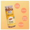 Blessfull Healing Organic Natural, Vegan Lemon Roasted Whole Cashew Nuts Crunchy Kaju 150 Gram view 4