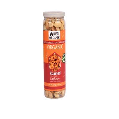 Blessfull Healing Organic Natural, Vegan Sweet Chilly Roasted Halves/Pieces Cashew Nuts Crunchy Kaju 150 Gram