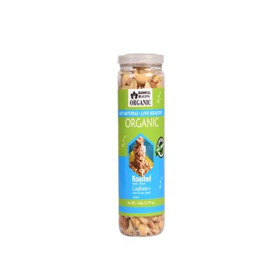 Blessfull Healing Organic Natural, Vegan Onion & Sour Cream Roasted Halves/Pieces Cashew Nuts Crunchy Kaju 150 Gram