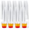 JOLLY CHEF 2000 Pack Plastic Shot Glasses,1 oz Disposable Cups 1 Ounce Tasting Cups Ideal for Whiskey, Wine Tasting,Food Samples view 1