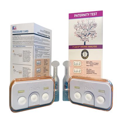 KINTOUCH Family Connection Test Kit: 100% Certainty with 2 Tests | Instant Touch DNA for Self-Identification of Twins