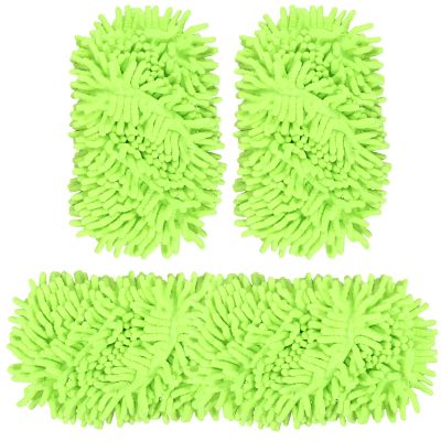 Abizarch 4 Pack Microfiber Mop Pads Reusable Microfiber Dust Mop Refill Machine Washable Mop Refill Pads Wet and Dry Microfiber Mop Head Refill Super Absorbent Mop Replacement for Mopping Floors 104.