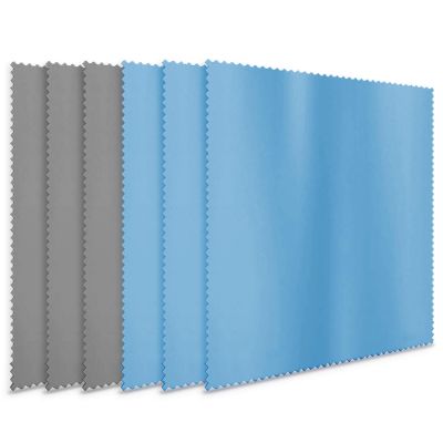 LifHap Extra Large Eyeglass Cleaning Cloths(6pcs), Blue