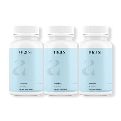 Mars Micronized Creatine Monohydrate Caps: Powered with Shilajit | 100% Pure and Natural | Good Health Company 360 Count (Pack of 3)