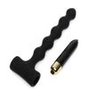 Silicone Anal Beads Vibrating Butt Plug KW04683 view 4