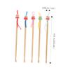 Didiseaon 5pcs Bamboo Ear Spoons Portable Earwax Removal Tools for Safe and Gentle Cleaning Compact Design for Easy Storage and Use for Maintaining Ear Health view 3