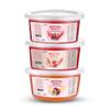 3 Flavors Popping Boba Pearls Bursting Tea Balls Drink & Dessert Topping, Passion, Pomegranate, Strawberry, Flavored Bubble Tea Pearls, and No Artificial Colors (Passion Fruit, Pomegranate, Strawberry, 1 Pound Pack of 3) view 1