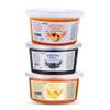 3 Flavors Popping Boba Pearls Bursting Tea Balls Drink & Dessert Topping Mango, Blueberry, Peach, Flavored Bubble Tea Pearls, (Mango, Blueberry, Peach, 1 Pound Pack of 3) view 1