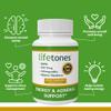 Life Tones Energy & Adrenal Support Capsules - Natural Energy Boost, Stress Relief, and Adrenal Health Formula - 60 Vegan Vitamins view 4