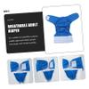 FOMIYES Cool Silk Diapers While Underwear Products Elderly Elastic Paales para Adultos Patient Reusable Washable, 80x70x1cm, Blue view 2