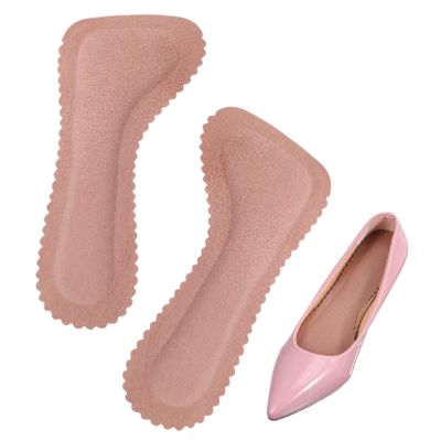 minkissy 1pair Leather High Heel Insoles Cushions for Women Moisture-Absorbing Foot Pads for Daily Use