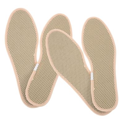 minkissy 2pairs Charcoal Shoe Insoles for Men - Sweat-Absorbing Breathable Comfortable Inserts for Daily Wear and Sports Activities