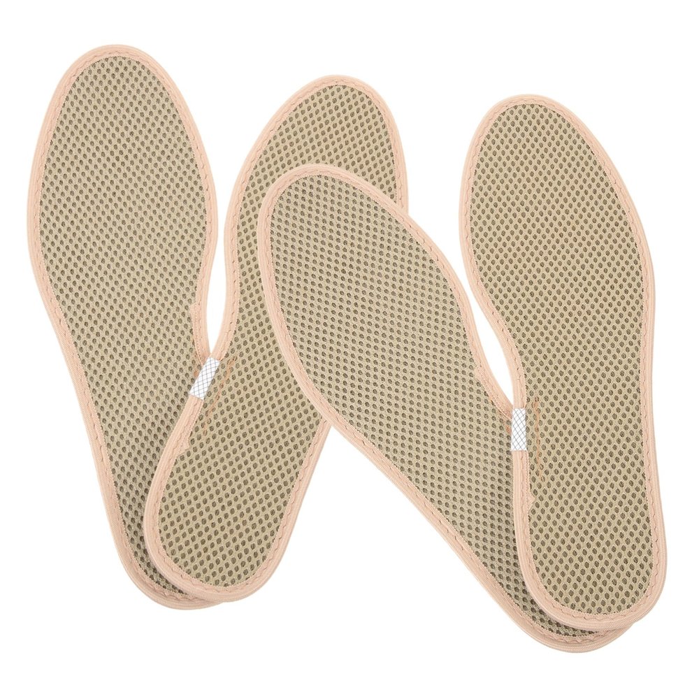 minkissy 2pairs Charcoal Shoe Insoles for Men - Sweat-Absorbing Breathable Comfortable Inserts for Daily Wear and Sports Activities