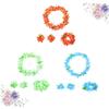 CHILDWEET Hawaiian Party Hanging Decorations Wreath Set Flower Headband Neck Ring Wristband for Wedding view 1