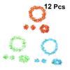 CHILDWEET Hawaiian Party Hanging Decorations Wreath Set Flower Headband Neck Ring Wristband for Wedding view 2