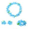 CHILDWEET Hawaiian Party Hanging Decorations Wreath Set Flower Headband Neck Ring Wristband for Wedding view 3